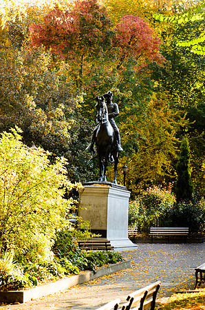 South Park Blocks in fall